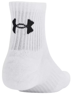 Теннисные носки Under Armour Training Cotton Quarter-Crew 3P - white