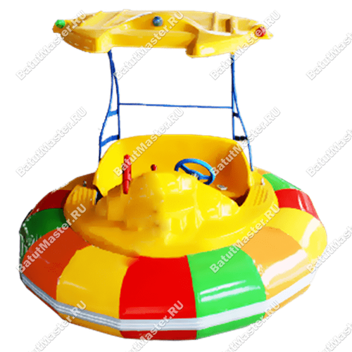 Электрическая бамперная лодка "Радуга" с водным пистолетом