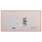 Папка-регистратор 50мм, бумвинил, Спейс, карман на корешке, оранжевая