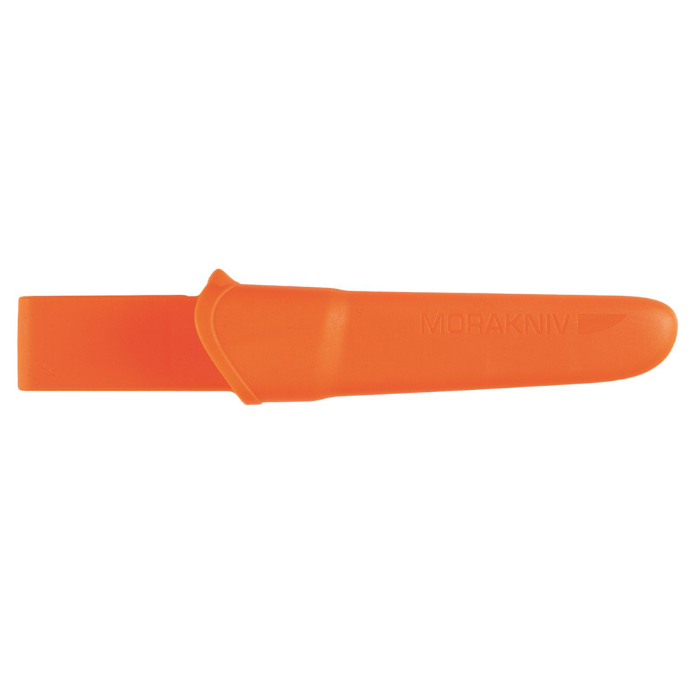 Нож Morakniv Companion F Orange, нержавеющая сталь, прорезиненная рукоять с оранжевыми накладками