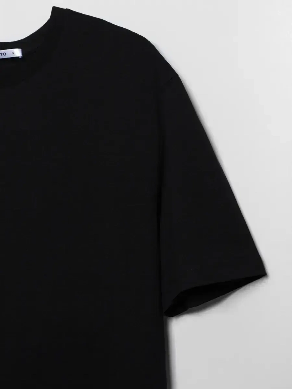 Черная мужская летняя повседневная однотонная хлопок