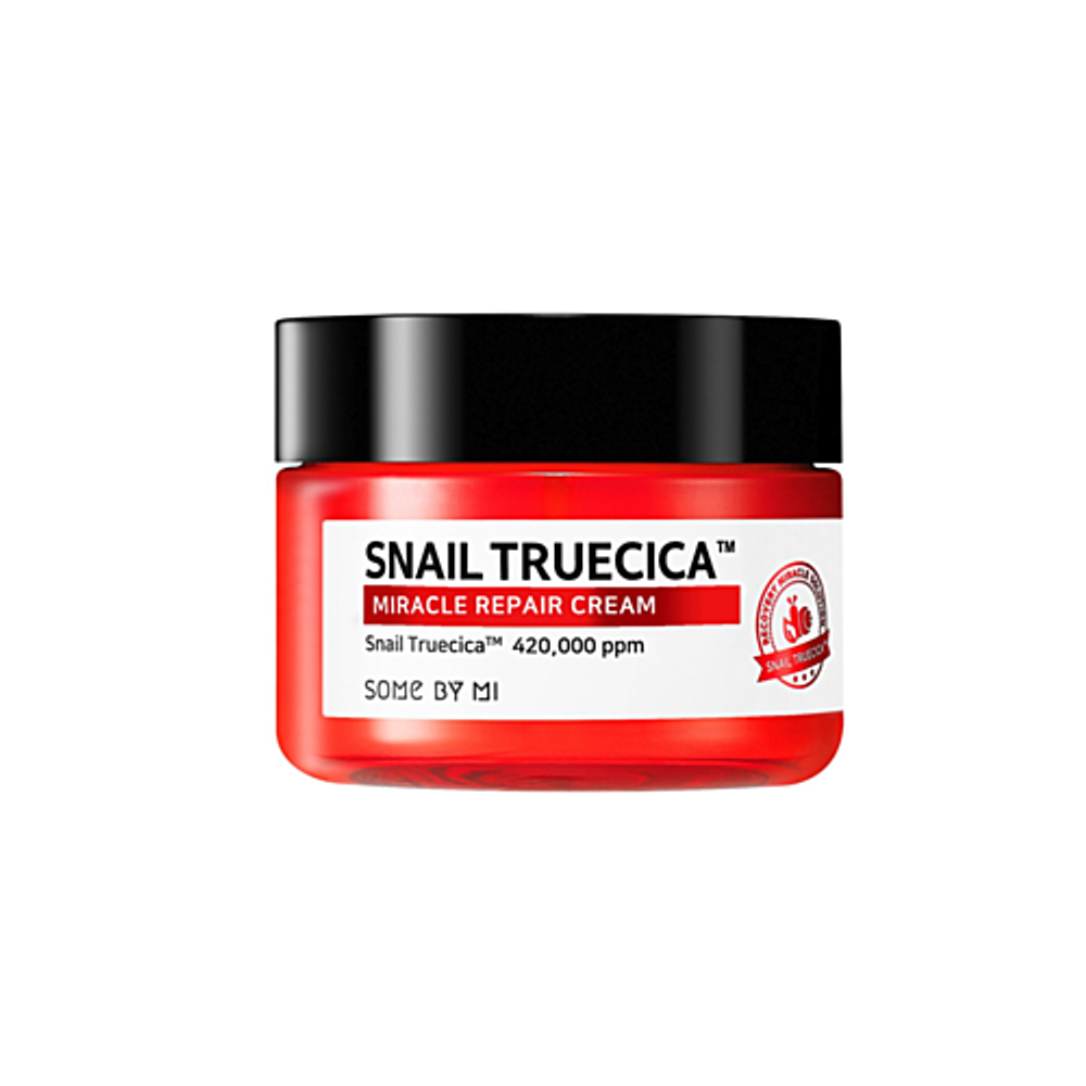 Some By Mi Крем с муцином чёрной улитки – Snail truecica miracle repair cream, 60мл