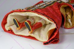 Интерьерная кукла Царевна в красном праздничном наряде