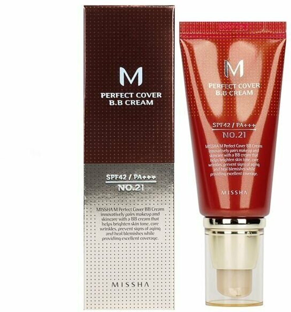 ВВ-крем Missha M Perfect Cover BB Cream №21 50 ml