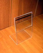 Менюхолдер тейбл тент А6 L-обр верт