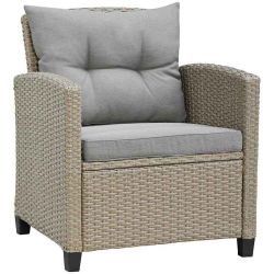 Плетеный комплект мебели с диваном AFM-804B Beige-Grey