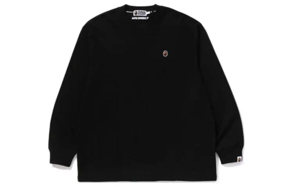 A Bathing Ape Bathing Ape Лонгслив Logo Patch Футболка