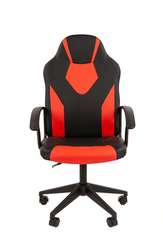 Кресло   Стандарт СТ-17 Гейм Россия экопремиум черн/красный