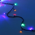 Гирлянда для дома 7,5м 80 ламп LED зелёный пров.,8 реж, IP-20, Мультицвет