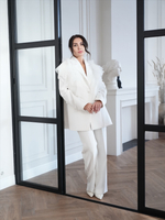 Пиджак "Моя нежность" в жемчужном