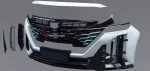 Передний бампер с LED подсветкой для Cadillac CT5 2019+ Кадиллак