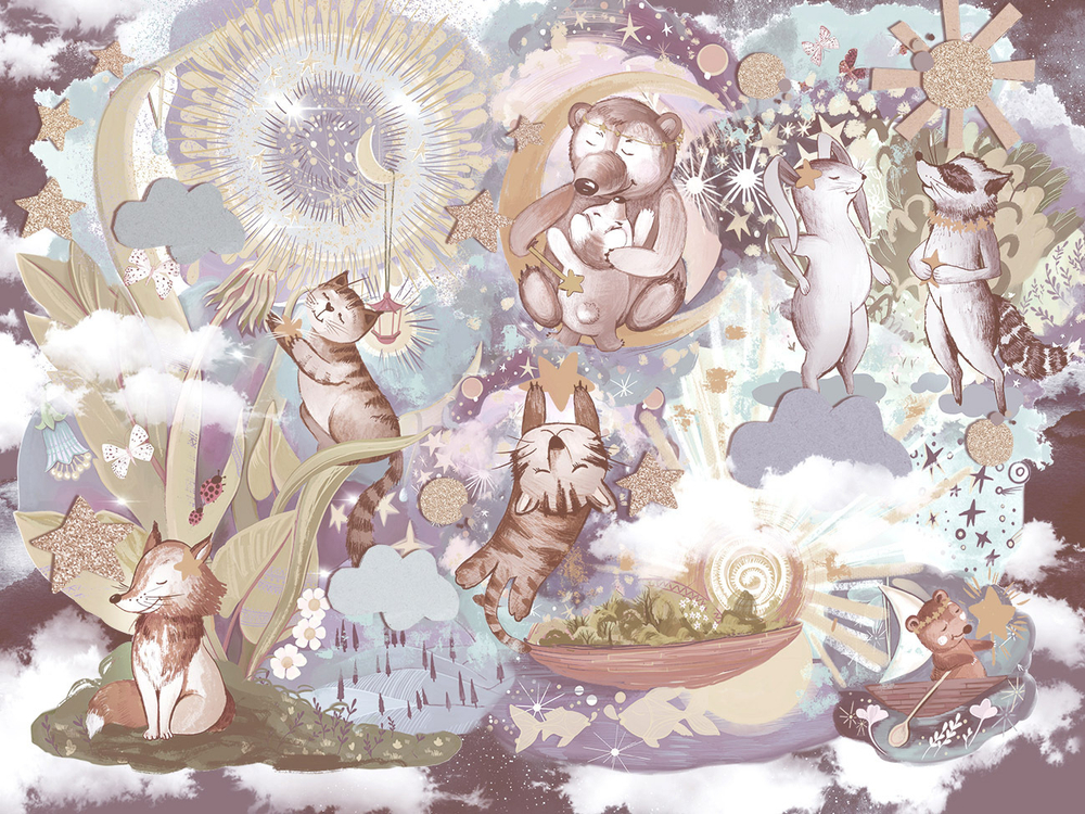 Дизайнерские обои Wall Street Good Night