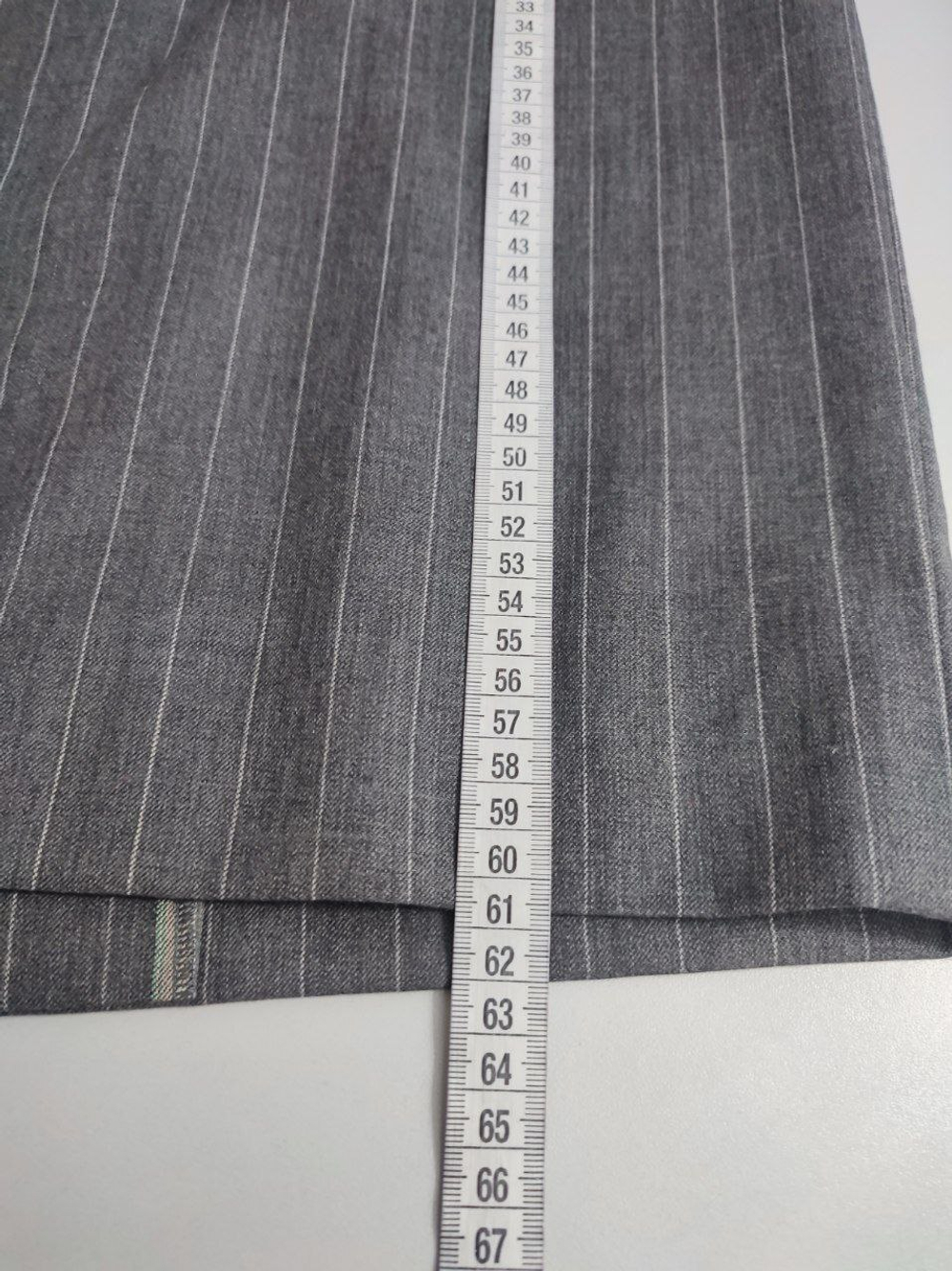 Юбка классическая в полоску 46 размер