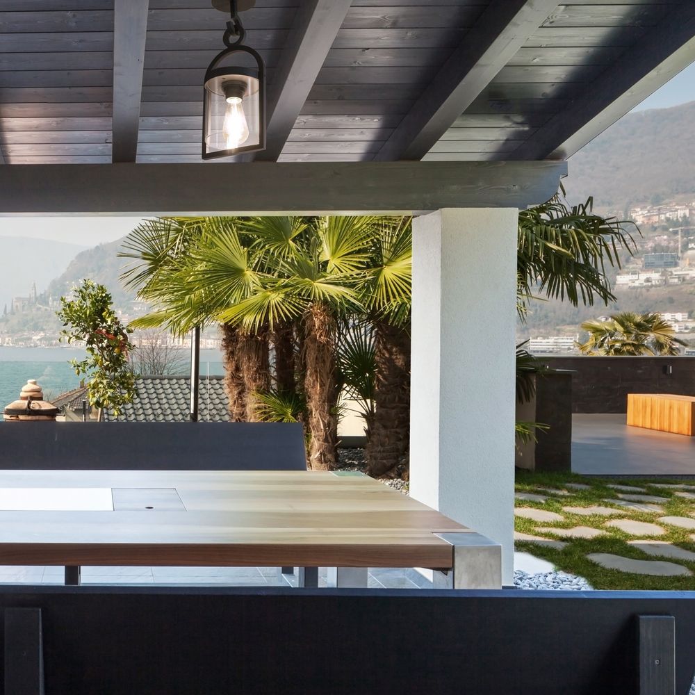 6553 Потолочный уличный светильник MAYA