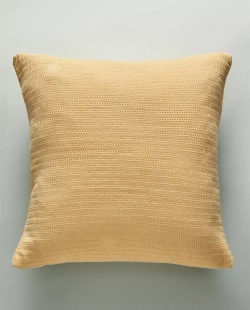 ZARA HOME НАВОЛОЧКА ДЛЯ ДЕКОРАТИВНОЙ ПОДУШКИ С РЕЛЬЕФНЫМ УЗОРОМ ЗВЕЗДЫ, ЛАЙМОВЫЙ