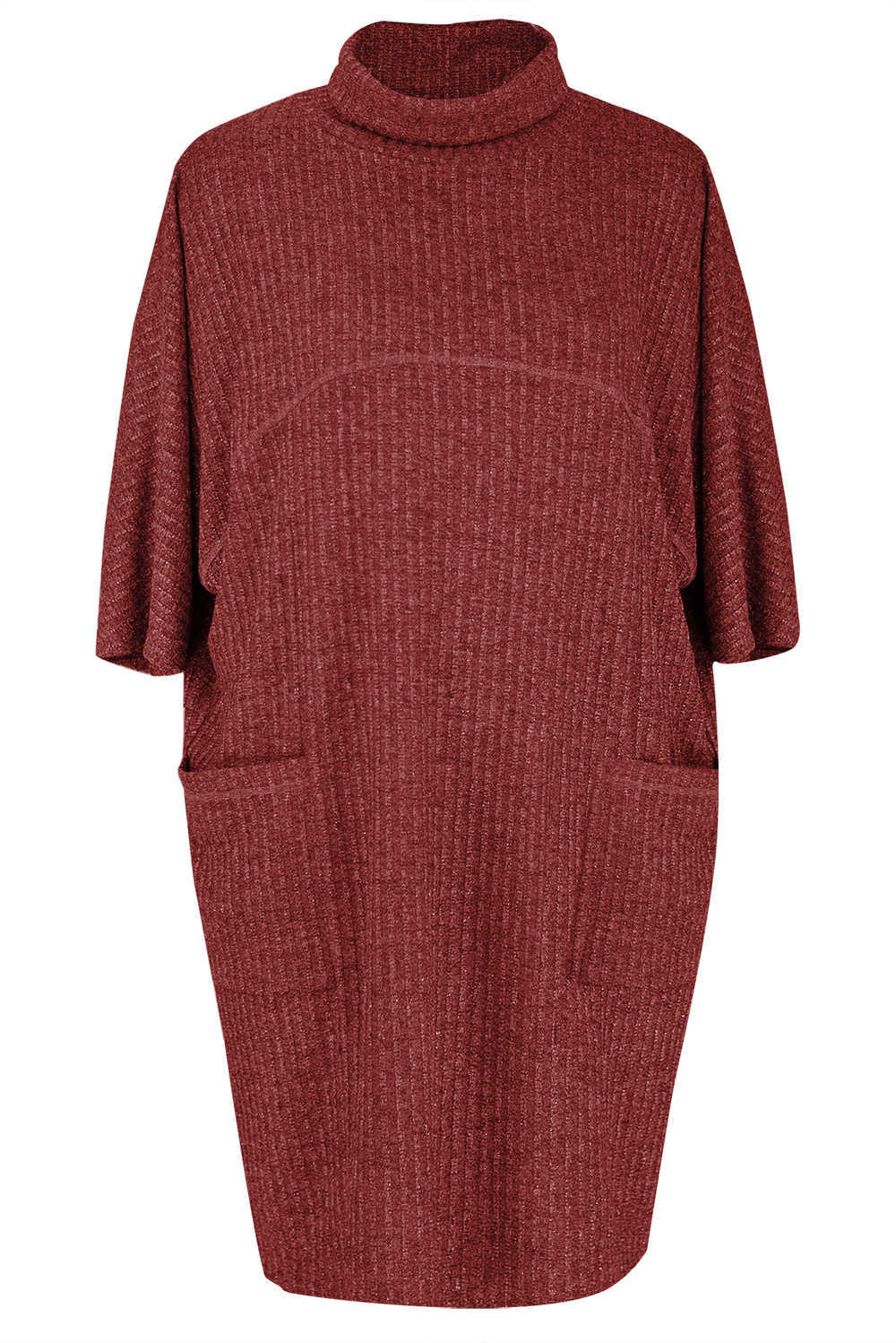 Трикотажная туника 2108ЛП, лососевый #280Л202108ЛП