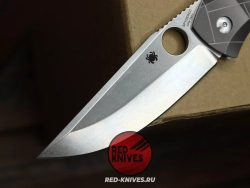 Нож Spyderco Nirvana - рукоять титан, сухарь, керамика в осевом C199TI
