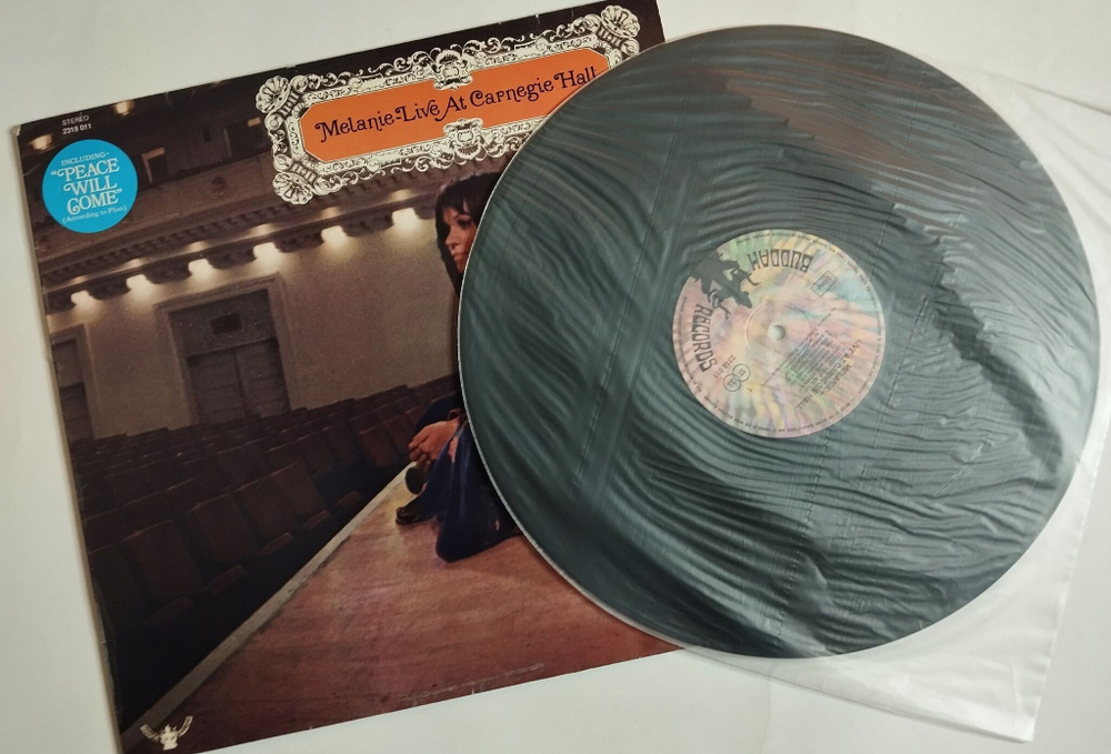 Винтажная виниловая пластинка LP Melanie Live At Carnegie Hall (Germany 1970)