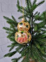 Котик Тимоша стеклянная игрушка