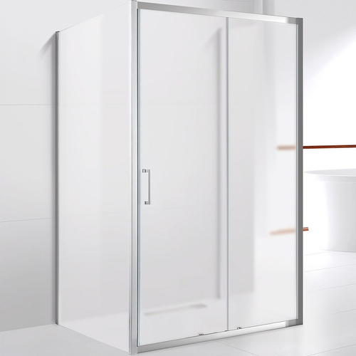 Душевой уголок Cezares Molveno 150x90 MOLVENO-AH-12-150/90-P-Cr профиль Хром стекло рифленое