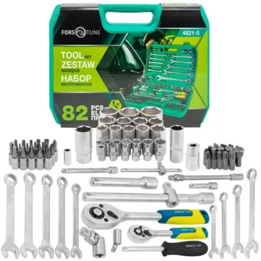 Набор инструментов 82пр. 1/4'', 1/2'' FORSandTUNE FORSandTUNE-4821-5