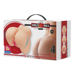 Телесный мастурбатор-полуторс Mila с вибрацией (Цвет: телесный)