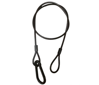 Трос страховочный 70см, чёрный