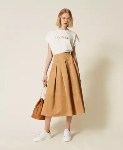 TWINSET Футболка с кружевом на спине