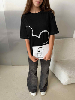 Футболка для девочки маус