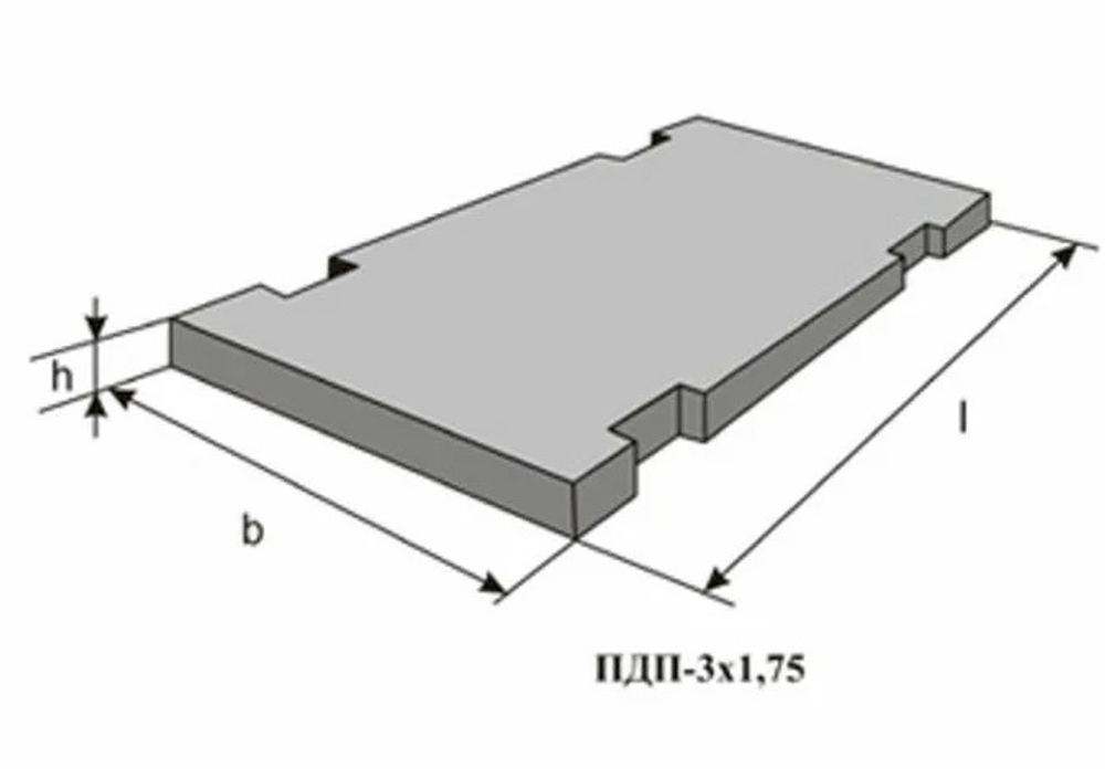Плита 1,75*3 м