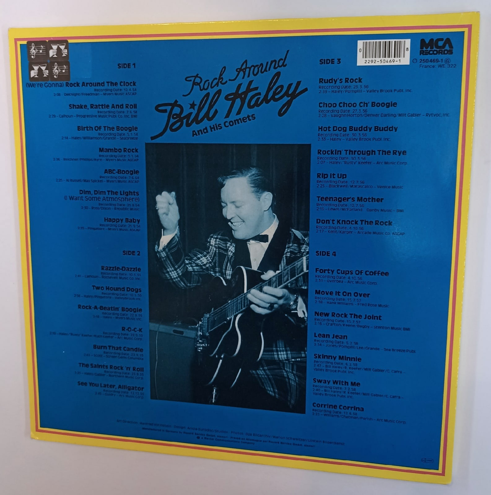 Bill Haley And His Comets Rock Around Bill Haley And His Comets 2LP (Europe 1984)