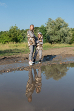 Костюм детский Горка 3 / весна-лето/  комбинированный ягуар