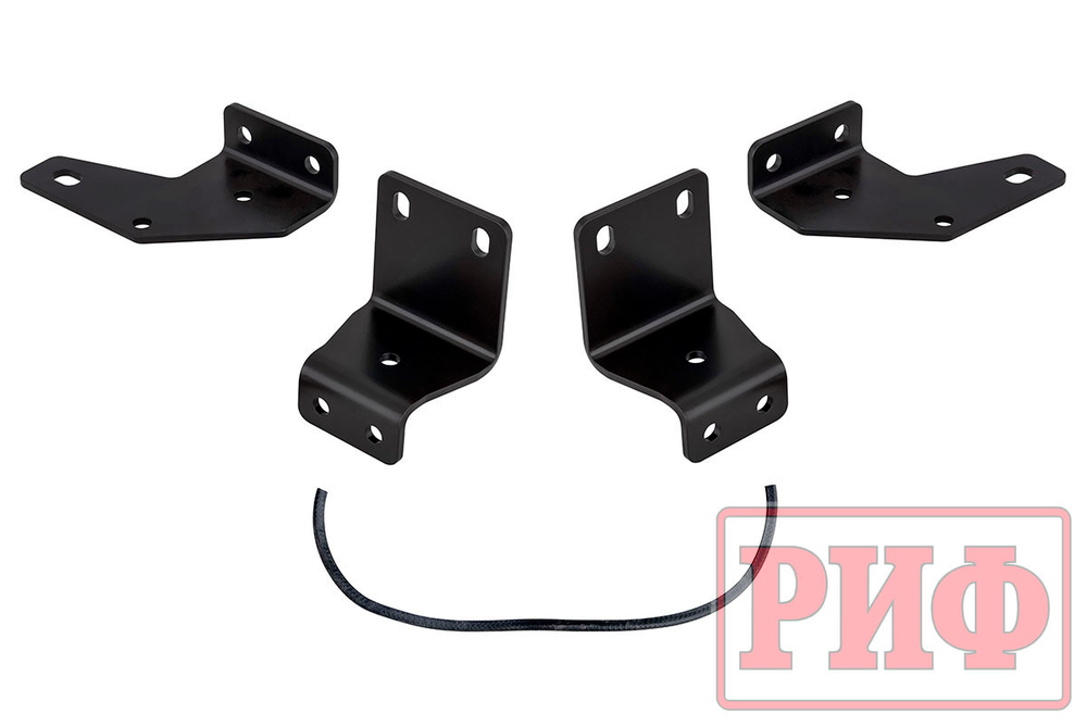 Фаркоп передний (переходник) для съёмной лебедки в штатный бампер Toyota Hilux 2015+ РИФ