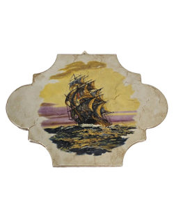 Настенное панно "Парусное судно" Италия