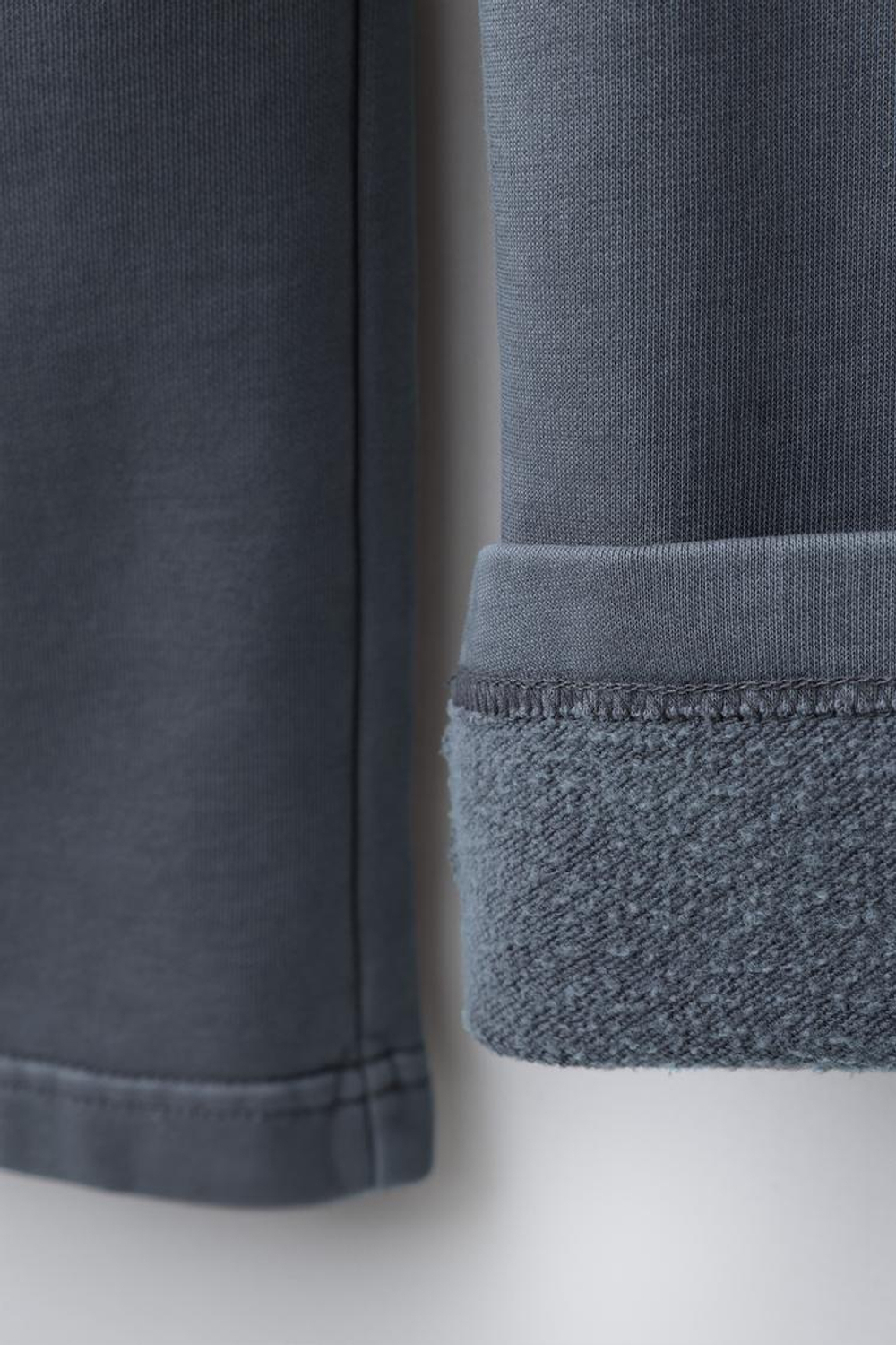 ZARA БРЮКИ WIDE LEG С ЭФФЕКТОМ ПОТЕРТОСТИ, ГОЛУБОЙ