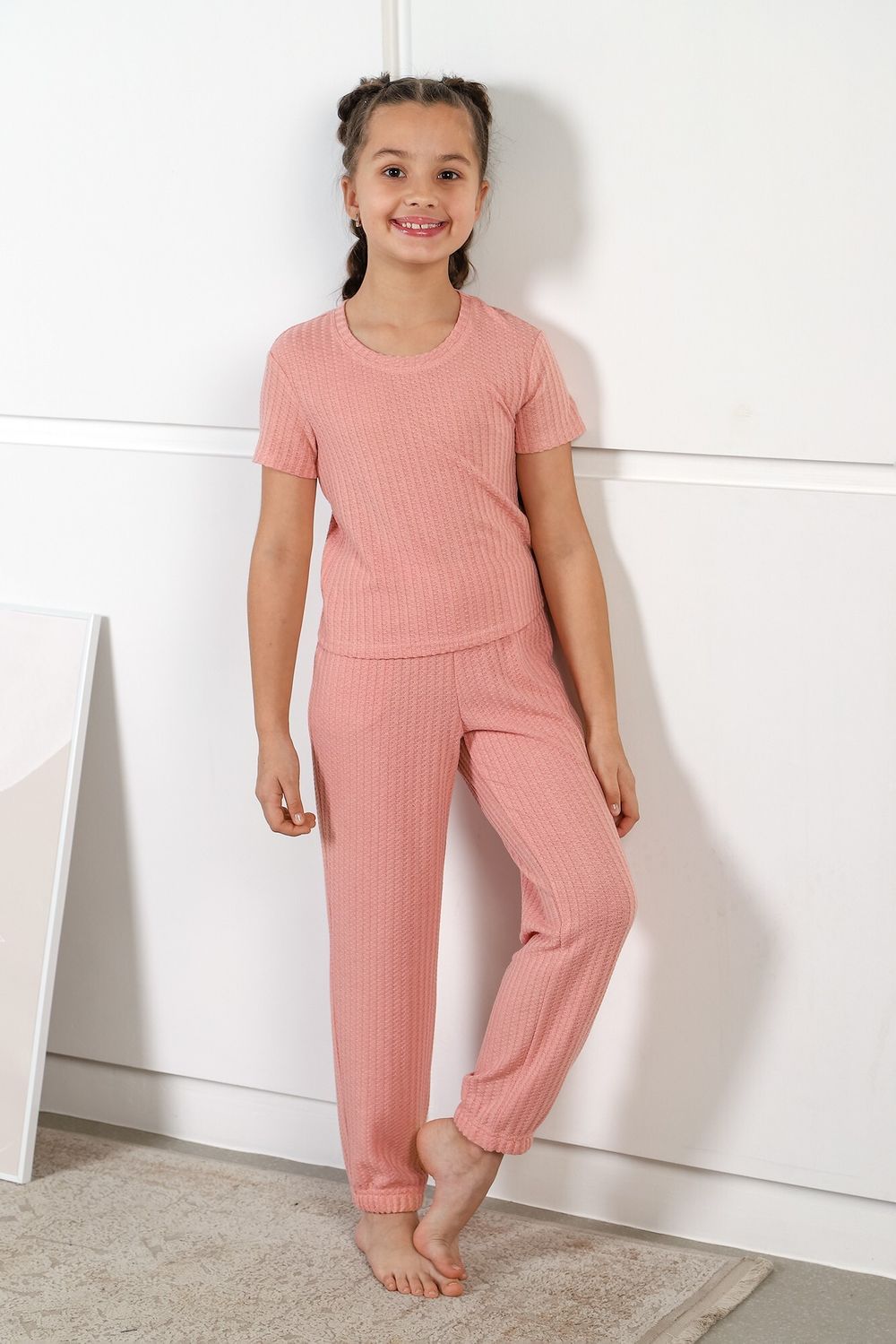 Костюм для девочки Вафелька-2 Виотекс ПЕРСИКОВЫЙ