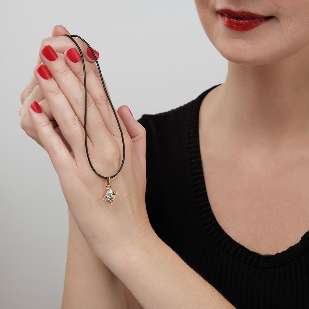 "Египет" подвеска в золотом покрытии из коллекции "Леди" от Jenavi с замком карабин