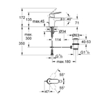 Смеситель для биде Grohe Eurosmart Cosmopolitan 32839000