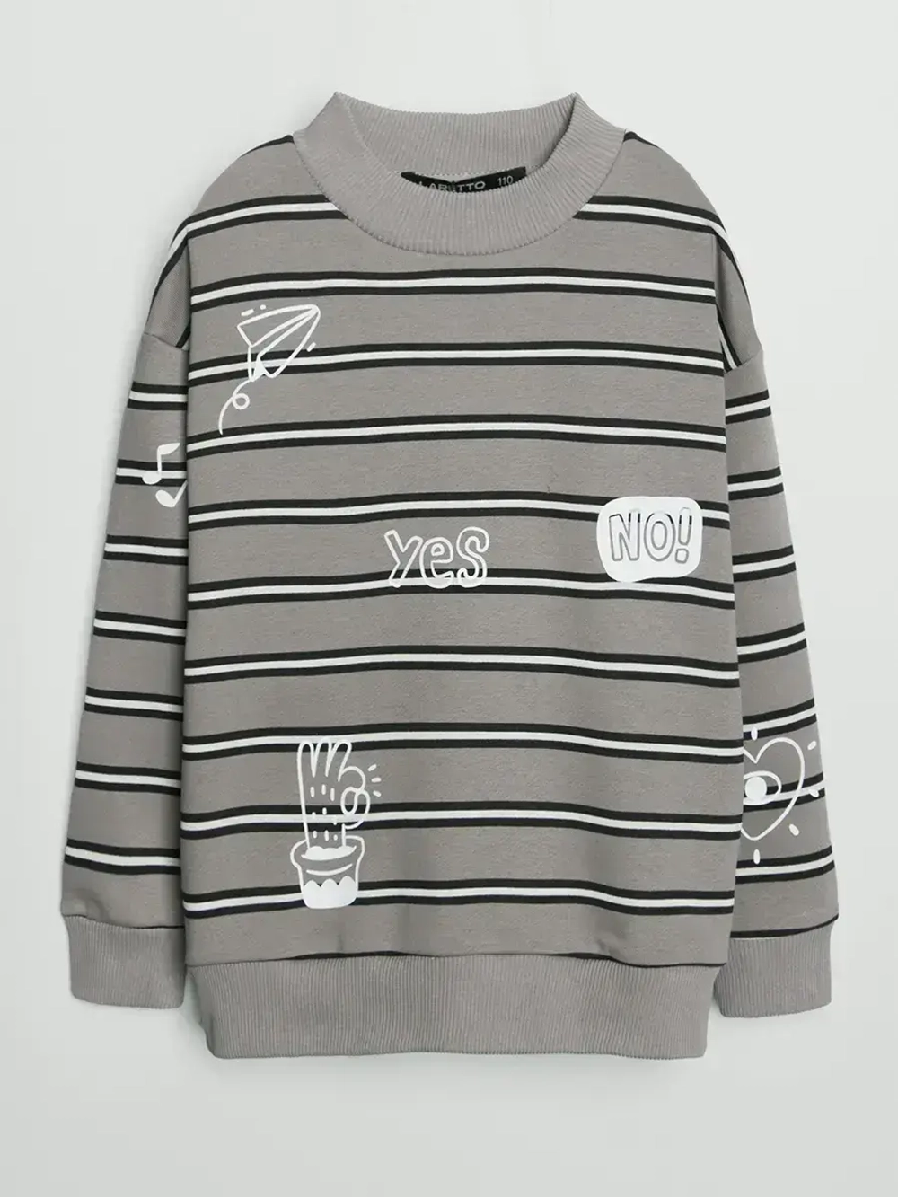 Спортивный костюм для девочки на весну серый оверсайз