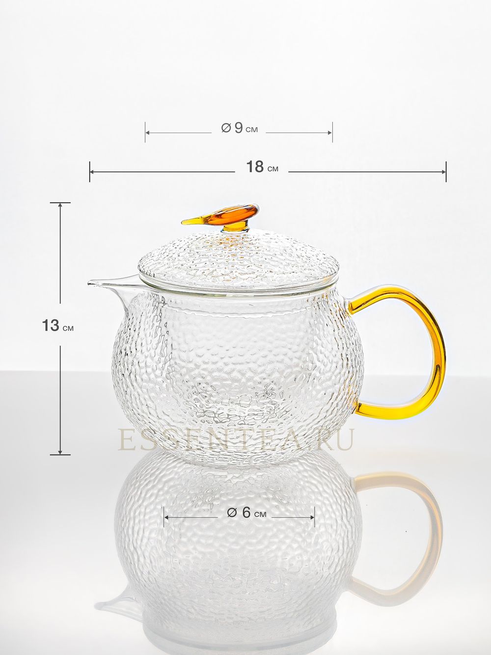 чайник стеклянный