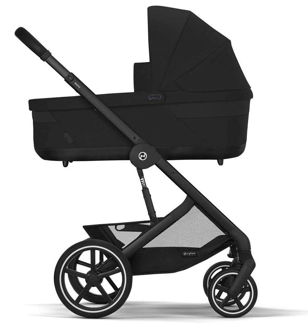 Коляска Cybex Balios S Lux BLK 2025 2 в 1 Moon Black с дождевиками