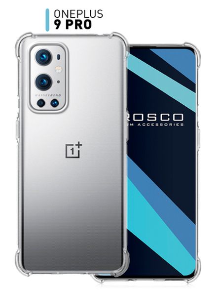 Чехол ROSCO для OnePlus 9 Pro оптом (арт. ONEPLUS-9PRO-HARD-TPU-TRANSPARENT)