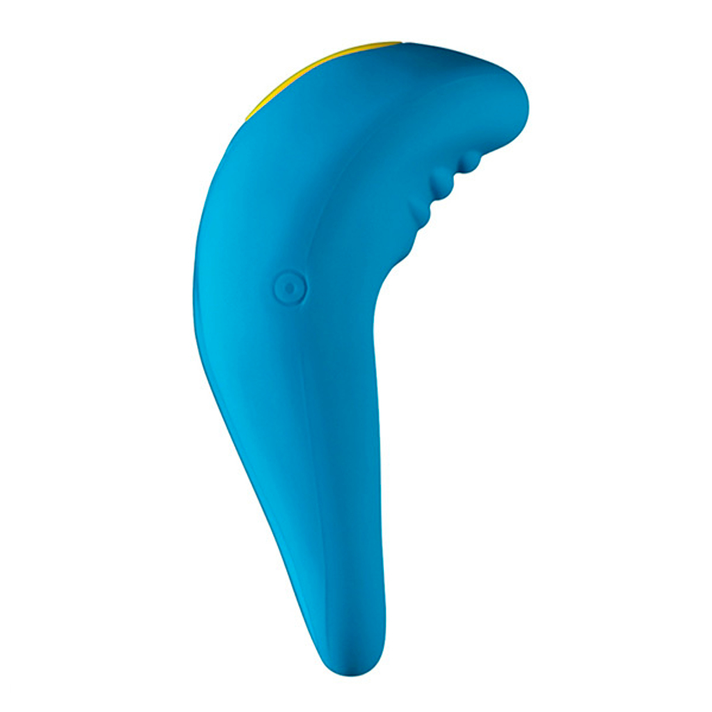 Синее эрекционное виброкольцо Romp Juke Vibrating Cock Ring RPCRSG5