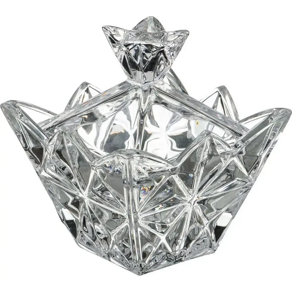 Сахарница с крышкой 230 мл. 10*10 см. Высота=12 см. Коллекция muza