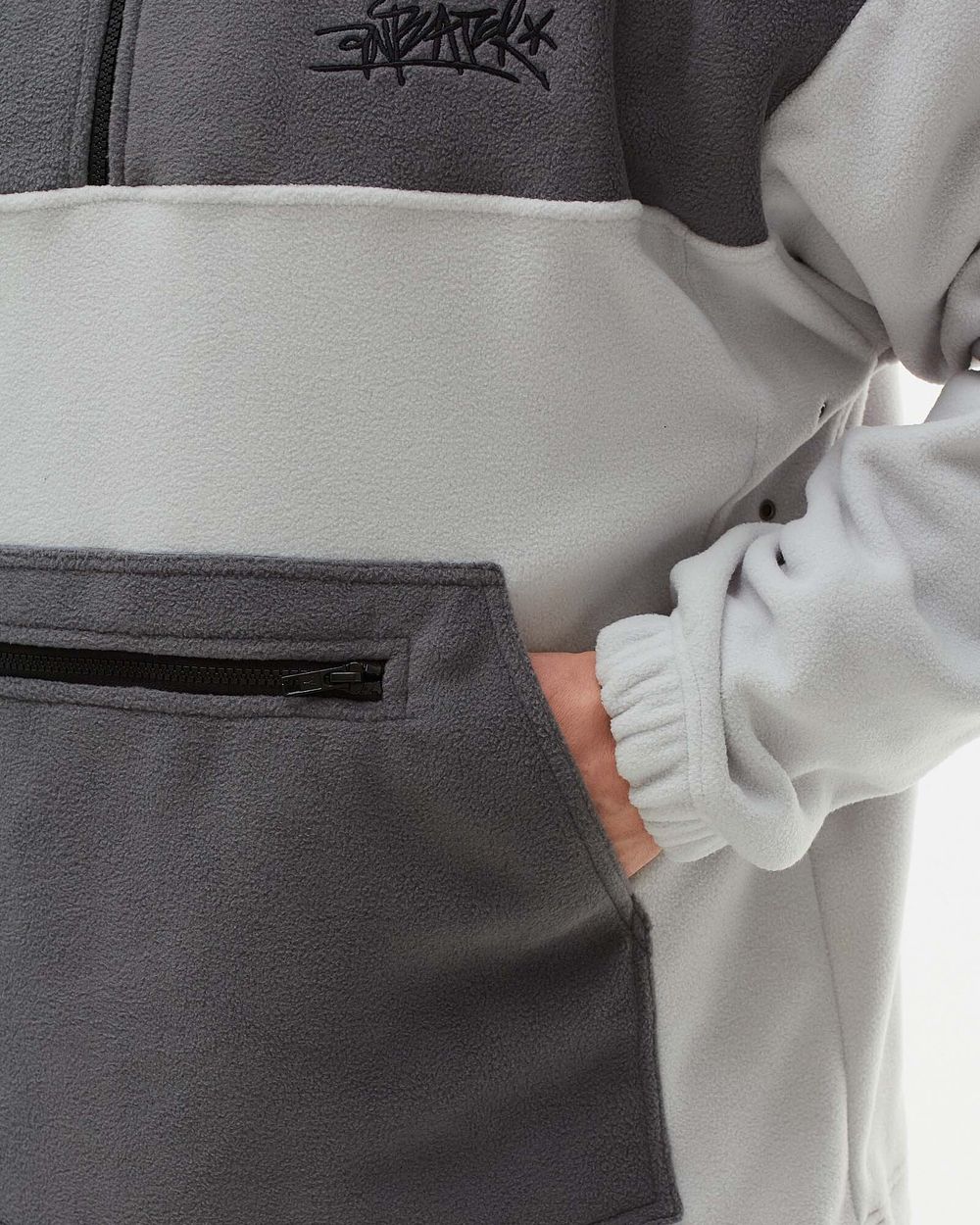 Толстовка ANTEATER Hoodie-FLEECE-Combo-Grey