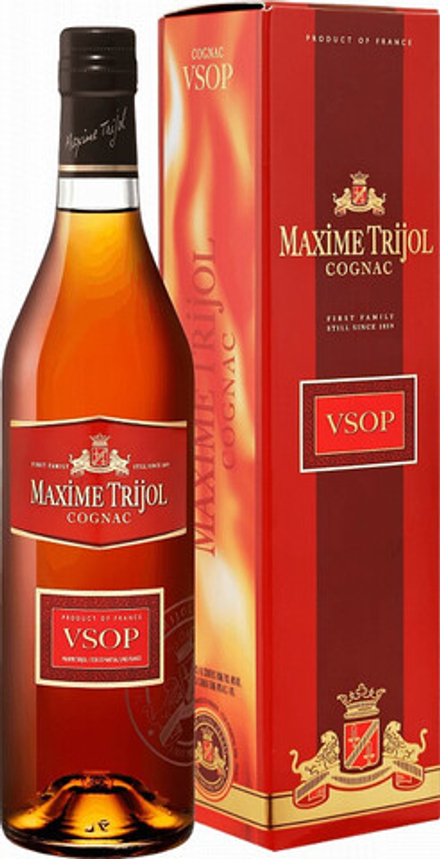 Коньяк Maxime Trijol VSOP gift box, 0.7 л