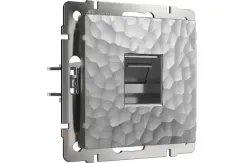 Розетка RJ45 Werkel Hammer серебряная 36313