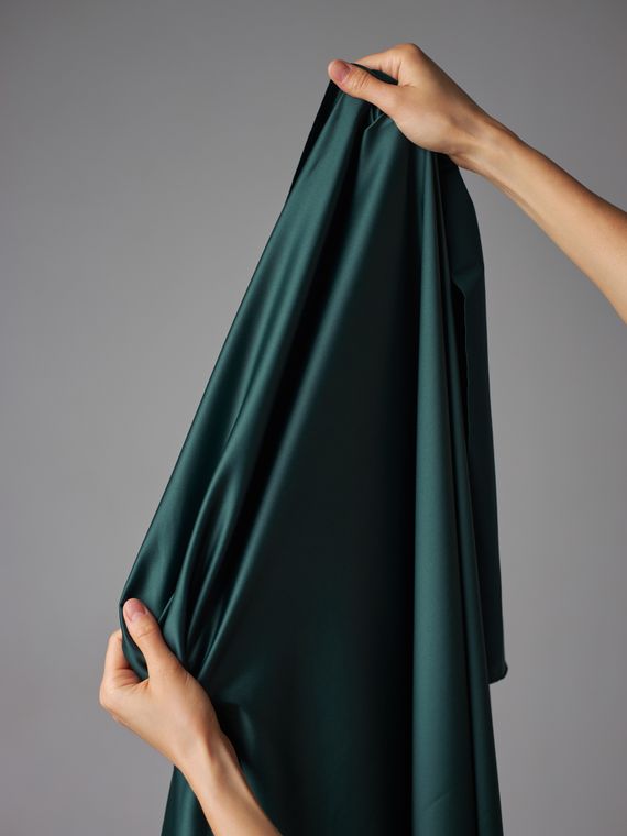 Атлас (сатин) оптом эластичный бельевой, сосна 1994