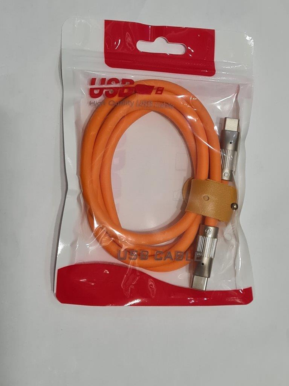 Кабель ET 120W C/C Red -1м