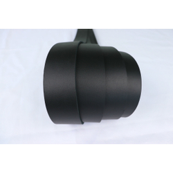 Ременная заготовка Гермес черный гладкая